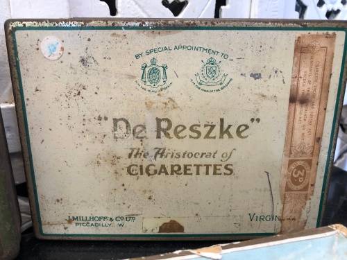 WOW !!! FANTASTIC COLLECTION OF VINTAGE CIGARETTE TINS AND OTHERS- SOME DATING TO AROUND WW11