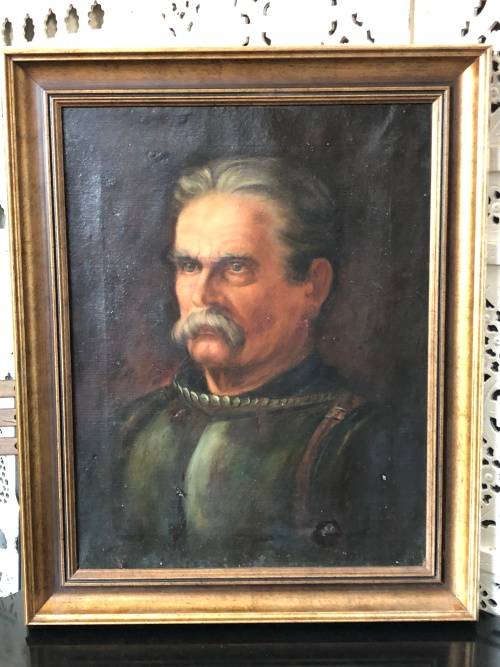 WOW !!! 19th CENTURY CONTINENTAL SCHOOL OIL ON CANVAS PAINTING OF A REFINED GENTLEMAN