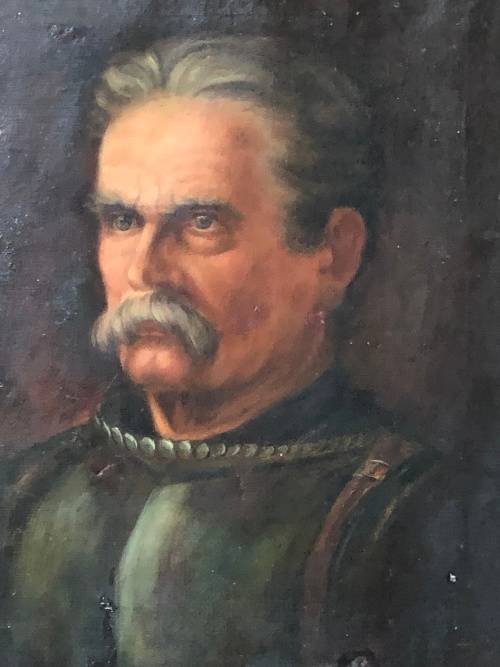 WOW !!! 19th CENTURY CONTINENTAL SCHOOL OIL ON CANVAS PAINTING OF A REFINED GENTLEMAN