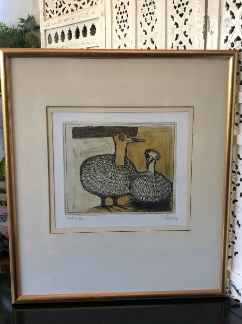 INVESTMENT ART !! PIETER VAN DER WESTHUIZEN SIGNED LIMITED EDITION ETCHING NUMBERED 27/50 DATED 1983