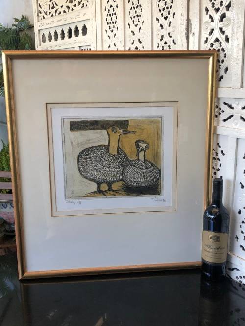 INVESTMENT ART !! PIETER VAN DER WESTHUIZEN SIGNED LIMITED EDITION ETCHING NUMBERED 27/50 DATED 1983