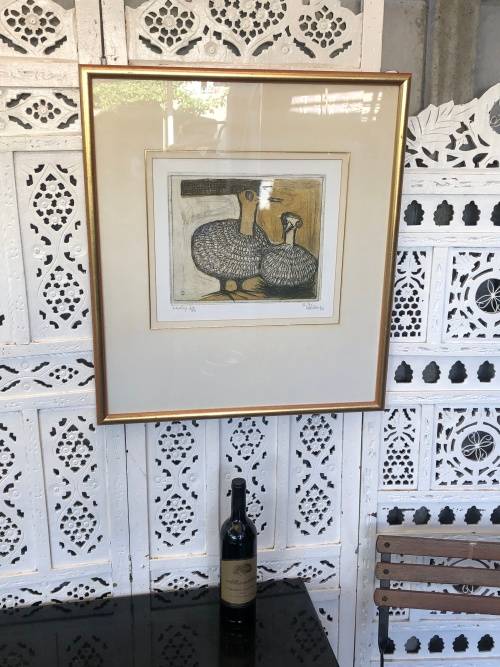 INVESTMENT ART !! PIETER VAN DER WESTHUIZEN SIGNED LIMITED EDITION ETCHING NUMBERED 27/50 DATED 1983