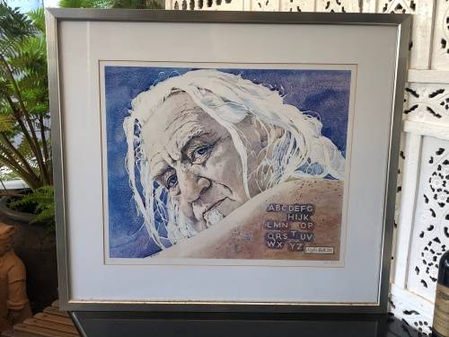 INVESTMENT ART !! WALTER BATTISS (1906 - 1982) SIGNED NUMBERED 156/250 LIMITED EDITION LITHOGRAPH