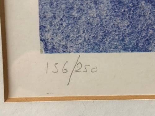 INVESTMENT ART !! WALTER BATTISS (1906 - 1982) SIGNED NUMBERED 156/250 LIMITED EDITION LITHOGRAPH