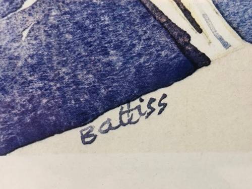 INVESTMENT ART !! WALTER BATTISS (1906 - 1982) SIGNED NUMBERED 156/250 LIMITED EDITION LITHOGRAPH