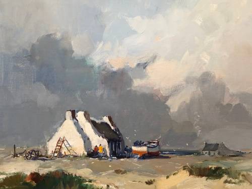 INVESTMENT ART !!!! - WESSEL MARAIS (1935 - 2009) - OIL ON CANVAS PANEL - HIGHLY ACCLAIMED SA ARTIST