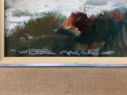 INVESTMENT ART !!!! - WESSEL MARAIS (1935 - 2009) - OIL ON CANVAS PANEL - HIGHLY ACCLAIMED SA ARTIST