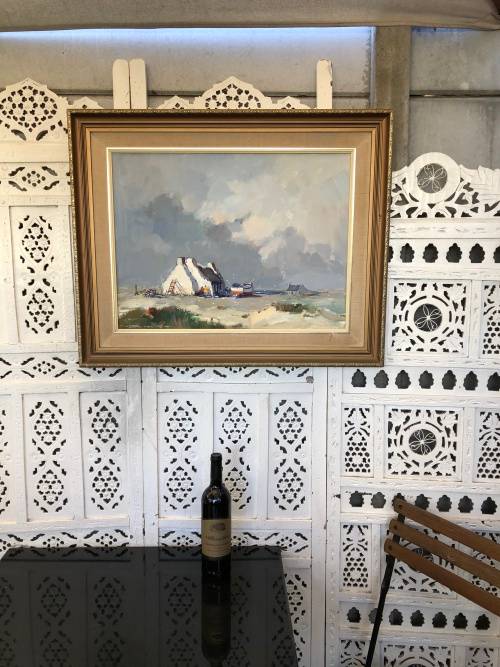 INVESTMENT ART !!!! - WESSEL MARAIS (1935 - 2009) - OIL ON CANVAS PANEL - HIGHLY ACCLAIMED SA ARTIST