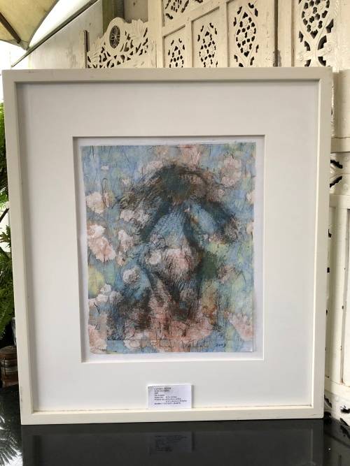 INVESTMENT ART !! CYNTHIA VILLET (1934 - 2018) SA 20th CENTURY FRAMED OIL ON PAPER - AUTHENTICATED