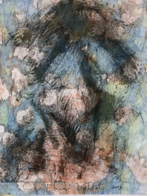 INVESTMENT ART !! CYNTHIA VILLET (1934 - 2018) SA 20th CENTURY FRAMED OIL ON PAPER - AUTHENTICATED