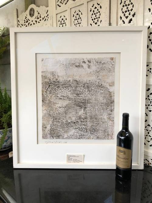 INVESTMENT ART !! CYNTHIA VILLET (1934 - 2018) SA 20th CENTURY FRAMED OIL ON PAPER - AUTHENTICATED