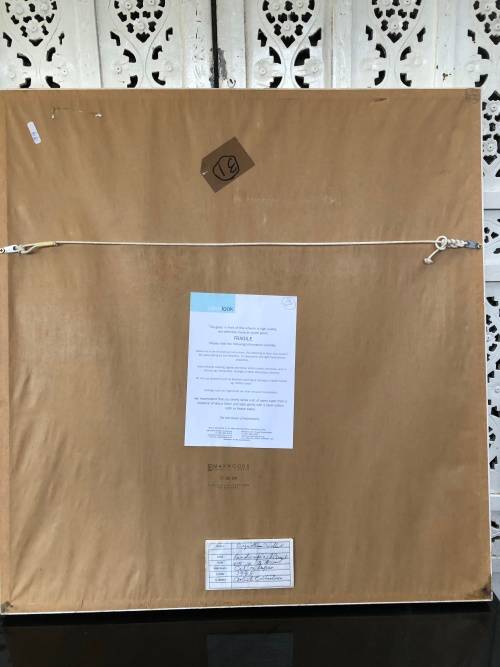 INVESTMENT ART !! CYNTHIA VILLET (1934 - 2018) SA 20th CENTURY FRAMED OIL ON PAPER - AUTHENTICATED