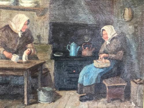 INVESTMENT ART !!! MARIUS P NIELSEN (1882 - 1971) FAMOUS LISTED DANISH ARTIST OIL ON CANVAS