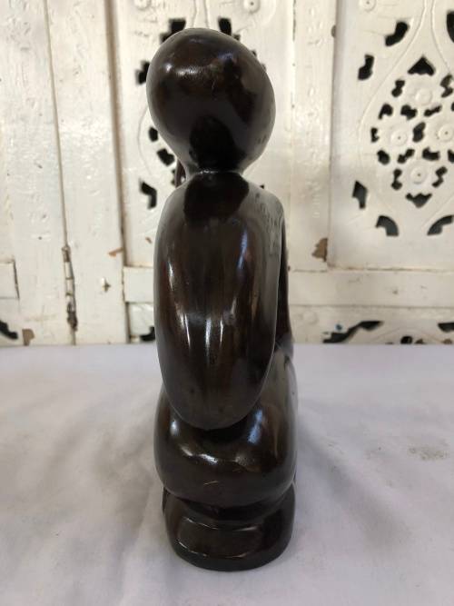 WOW !!! STUNNING ABSTRACT BRONZE FIGURE OF THE THINKING MAN - UNSIGNED