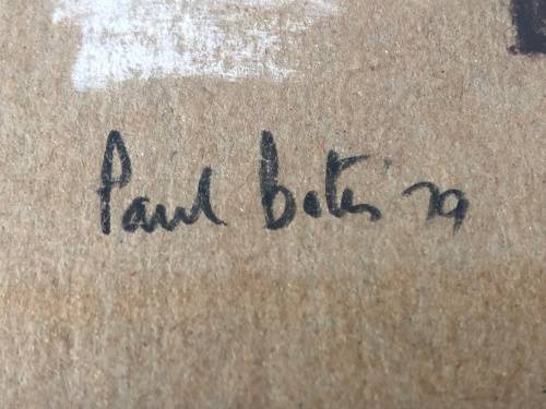 INVESTMENT ART !! PAUL BOTES (1940 - ) ORIGINAL FRAMED PASTEL ON PAPER - TITLED ARNISTON DATED 1979