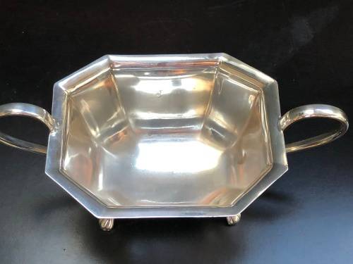 WOW !! STUNNING SILVER PLATED OPEN SUGAR BOWL - MADE IN ENGLAND