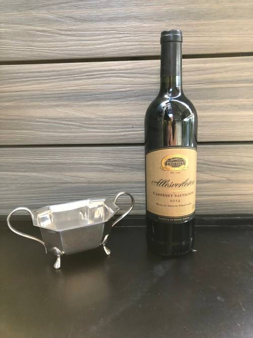 WOW !! STUNNING SILVER PLATED OPEN SUGAR BOWL - MADE IN ENGLAND