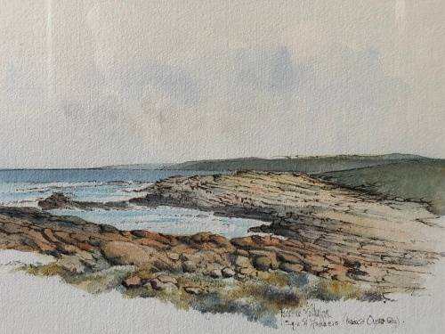 INVESTMENT ART !!! FREDERIKE STOKHUYSEN (1938 - ) STUNNING FRAMED WATERCOLOR