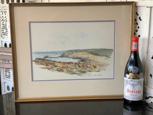 INVESTMENT ART !!! FREDERIKE STOKHUYSEN (1938 - ) STUNNING FRAMED WATERCOLOR