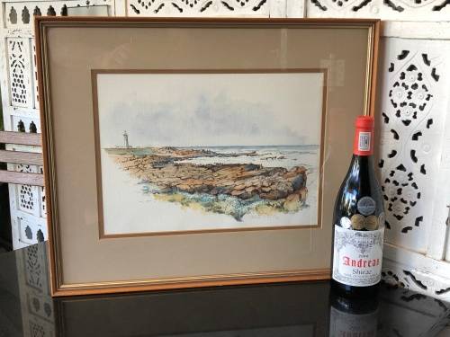 INVESTMENT ART !!! FREDERIKE STOKHUYSEN (1938 - ) STUNNING FRAMED WATERCOLOR