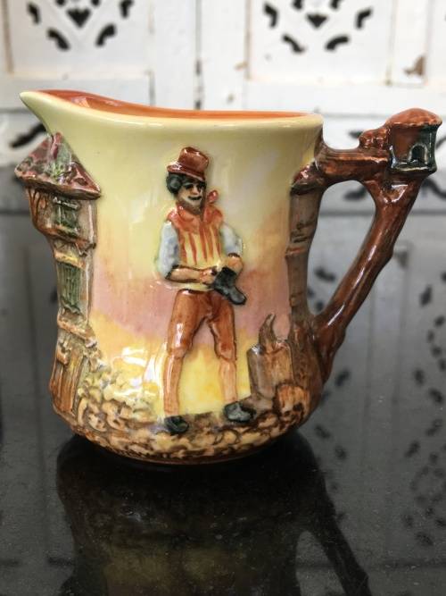 Rare Royal Doulton Sam Willer Series The Pickwick Papers' Relief Moulded Jug D6398  100ml