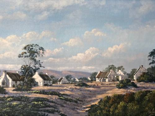 MATT LOUWRENS (1936 - ) - FAMOUS LISTED SA ARTIST - STUNNING OIL PAINTING IN A GORGEOUS FRAME