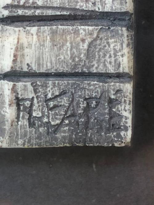 WOW !!! AMAZING DETAILED FRAMED 3D HAND PAINTED CERAMIC TILE OF VENETIAN STREET