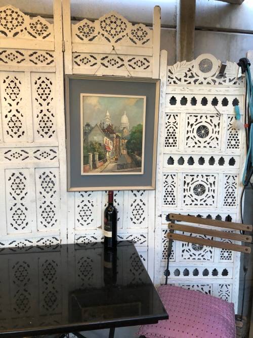 WOW !!! STUNNING OIL ON CANVAS PAINTING FIXED TO BOARD - SIGNED F TOULLER