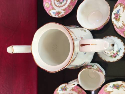 13 Piece Delightful Vintage "Lady Carlyle"  Royal Albert Bone China England