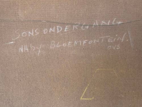 INVESTMENT ART !!! LESLIE JOHN ALBERTYN (1931 - 2011) LARGE FRAMED OIL ON BOARD LANDSCAPE