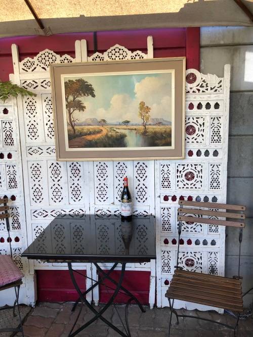 INVESTMENT ART !!! LESLIE JOHN ALBERTYN (1931 - 2011) LARGE FRAMED OIL ON BOARD LANDSCAPE