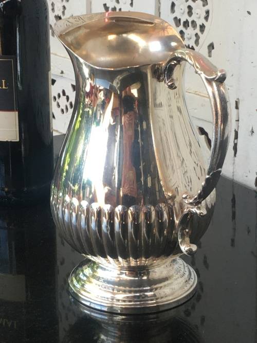 Vintage Silverplated Water Ewer 1 Lt With Markings in very good Condition