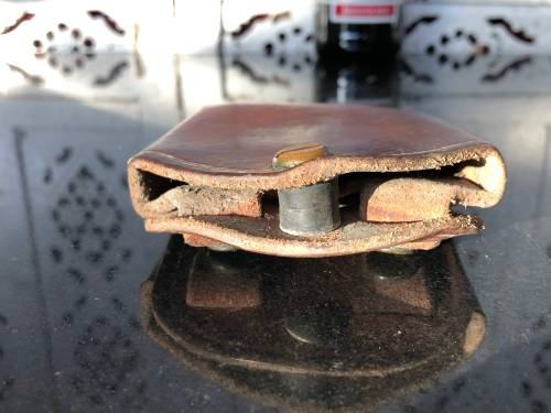 WOW !! GENUINE THICK LEATHER BIANCHI #30 CLIP GRIP FOR .45 AUTO - CLEARLY MARKED