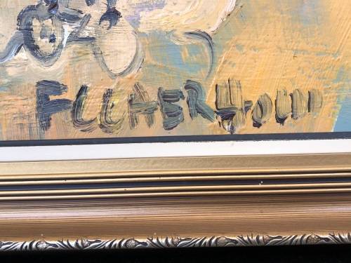 For J.J Vos Only  FRANS CLAERHOUT (SA 1919 - 2006) - FRAMED ORIGINAL LARGE OIL ON BOARD -