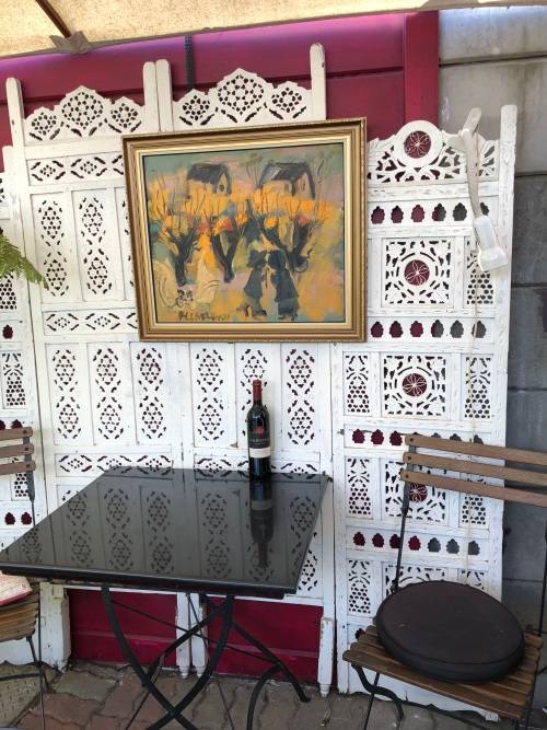 For J.J Vos Only  FRANS CLAERHOUT (SA 1919 - 2006) - FRAMED ORIGINAL LARGE OIL ON BOARD -