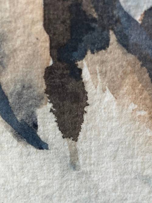 STUNNING LARGE FRAMED WATERCOLOR PAINTING OF BLUEGUM TREES DATED 1980 BY A. EIDELMAN