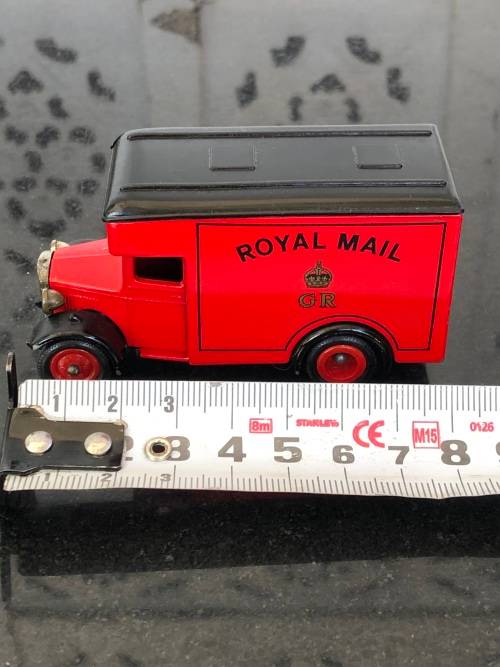 WOW !!! LARGER MODEL A FORD VAN BY LLEDO - DAYS GONE BY - ROYAL MAIL - METAL WITH PLASTIC TRIM
