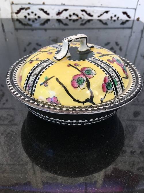 RARE c1910 Marked Royal Staffordshire Pottery Wilkinson LTD England 3 Piece Soap Dish