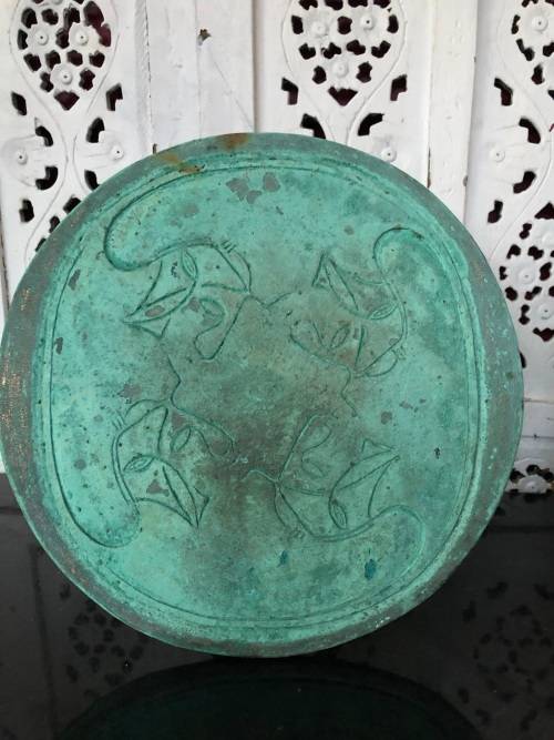 ROBERT THIXTON ( SA 20th C) AMAZING SIGNED LIMITED EDITION NUMBERED 1/5 BRONZE PLAQUE DATED '96