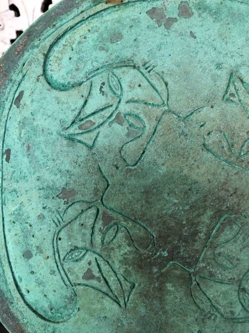 ROBERT THIXTON ( SA 20th C) AMAZING SIGNED LIMITED EDITION NUMBERED 1/5 BRONZE PLAQUE DATED '96