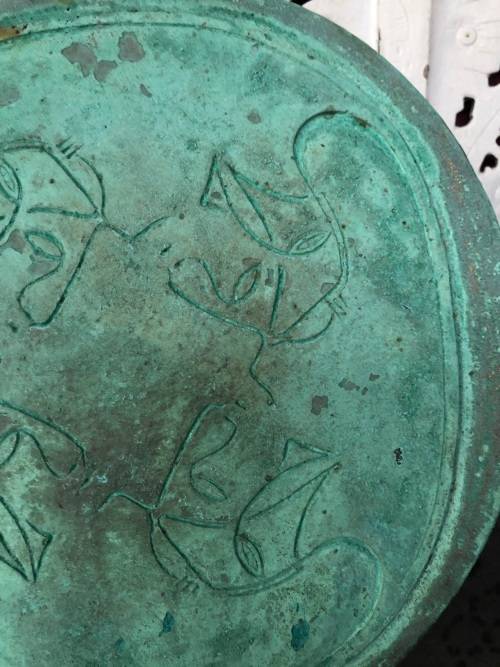 ROBERT THIXTON ( SA 20th C) AMAZING SIGNED LIMITED EDITION NUMBERED 1/5 BRONZE PLAQUE DATED '96