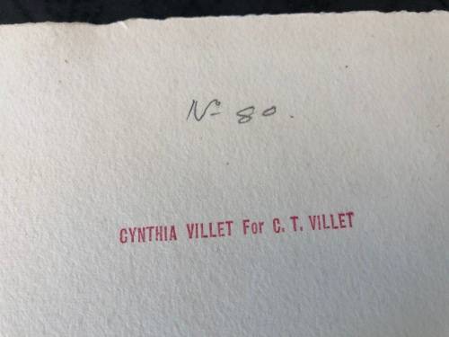 WOW !! CHARLES THEODORE VILLET ( 1896 - 1963) - STUNNING WATERCOLOR PAINTING No  80 - SIGNED