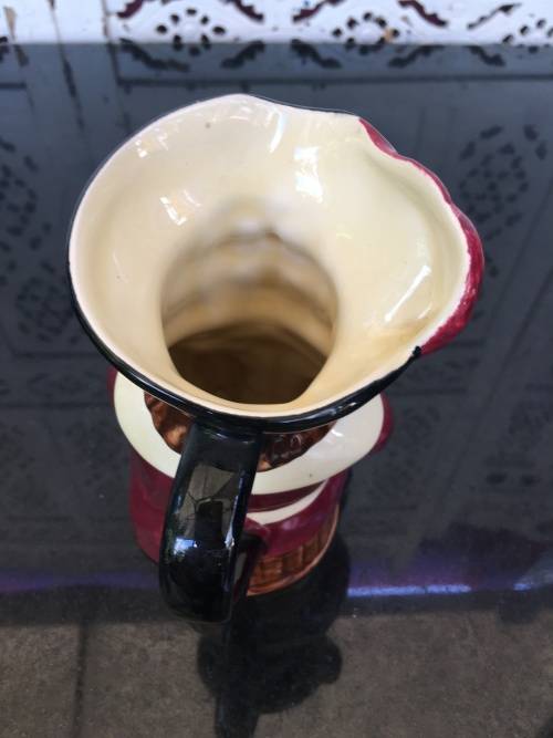 Cavalier c1905-1933 Genuine Staffordshire Shorter & Sons England H/Painted Tobi Pint Jug.