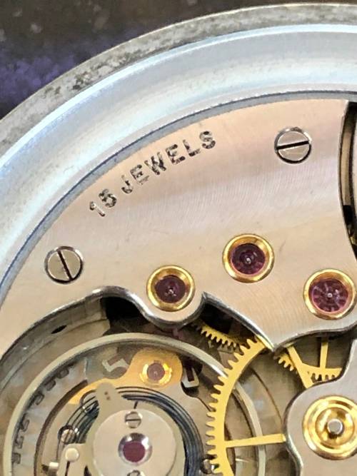 LOVELY VINTAGE MECHANICAL WIND UP CYMA POCKET WATCH IN FULL WORKING ORDER - 1960's
