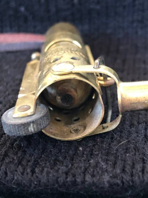 AWESOME VINTAGE KLIPDRIFT BRANDY CIGARETTE LIGHTER - COMPLETE AND WORKING 100% - c 1940's