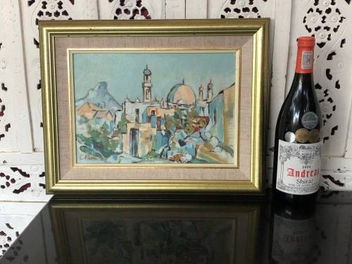 INVESTMENT ART - OIL ON CANVAS LAID ON BOARD DISTRICT SIX SIGNED CP - POSSIBLY CONSTANCE PENSTONE