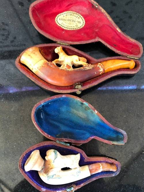 WOW !!! AMAZING LOT OF MEERSCHAUM LADIES PIPES