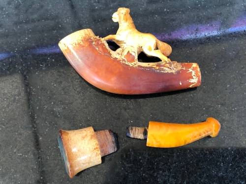 WOW !!! AMAZING LOT OF MEERSCHAUM LADIES PIPES