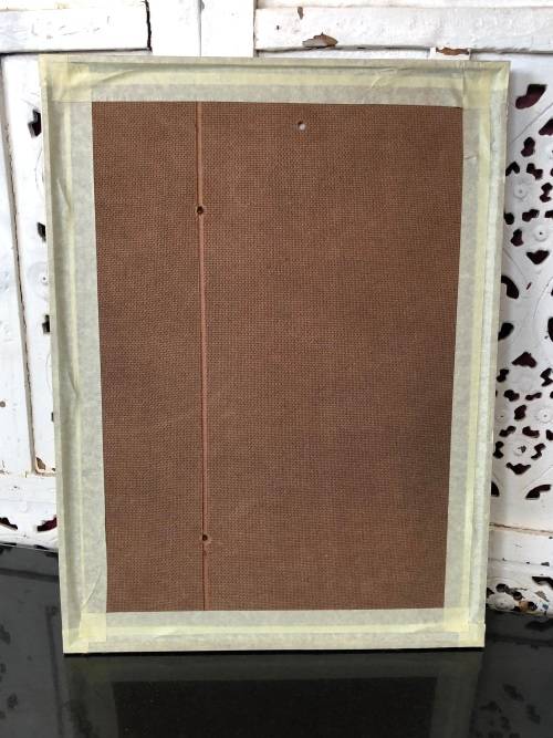 STUNNING FRAMED WATERCOLOR PAINTING BY MALTESE ARTIST WINSTON - STREET IN VALLETTA