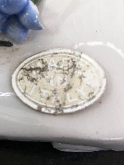 Lot Of 4 Signed Italian Vintage Pottery Art Ornaments